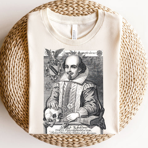 Shakespeare Portrait T-Shirt | William Shakespeare Shakespeare Portrait T-Shirt | William Shakespeare