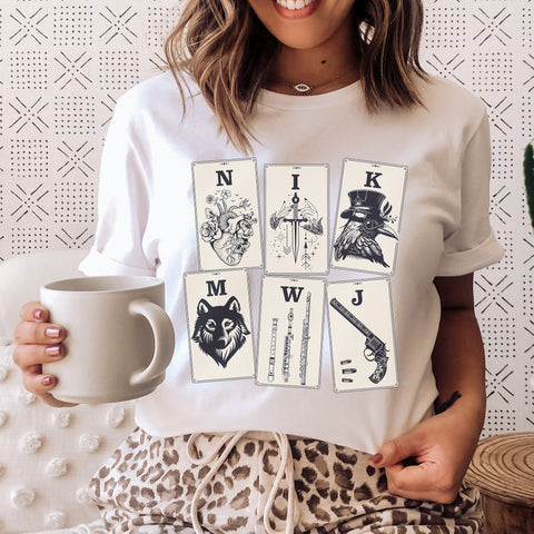 Six of crows cards t-shirt Six of crows cards t-shirt