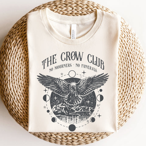 The Crow Club Ketterdam T-Shirt - No Mourners, No Funerals | Six Of Crows The Crow Club Ketterdam T-Shirt - No Mourners, No Funerals | Six Of Crows