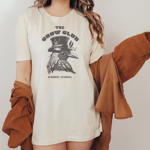 The Crow Club T-Shirt - No Mourners, No Funerals | Six Of Crows The Crow Club T-Shirt - No Mourners, No Funerals | Six Of Crows
