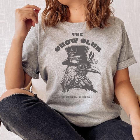 The Crow Club T-Shirt - No Mourners, No Funerals | Six Of Crows The Crow Club T-Shirt - No Mourners, No Funerals | Six Of Crows