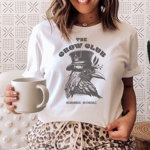 The Crow Club T-Shirt - No Mourners, No Funerals | Six Of Crows The Crow Club T-Shirt - No Mourners, No Funerals | Six Of Crows