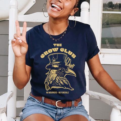 The Crow Club T-Shirt - No Mourners, No Funerals | Six Of Crows The Crow Club T-Shirt - No Mourners, No Funerals | Six Of Crows