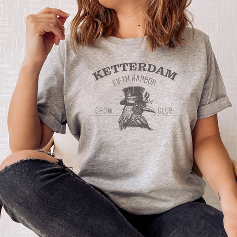 Ketterdam Crow Club T-shirt | Six of Crows Ketterdam Crow Club T-shirt | Six of Crows