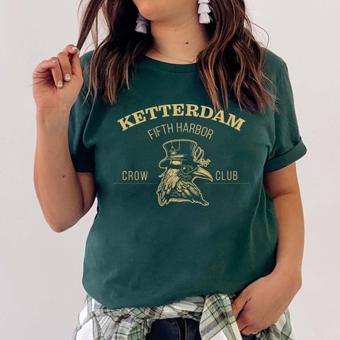 Ketterdam Crow Club T-shirt | Six of Crows Ketterdam Crow Club T-shirt | Six of Crows