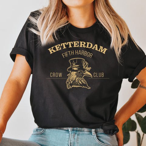 Ketterdam Crow Club T-shirt | Six of Crows Ketterdam Crow Club T-shirt | Six of Crows
