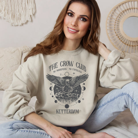 The Crow Club Ketterdam sweatshirt - No Mourners, No Funerals | Six Of Crows The Crow Club Ketterdam sweatshirt - No Mourners, No Funerals | Six Of Crows