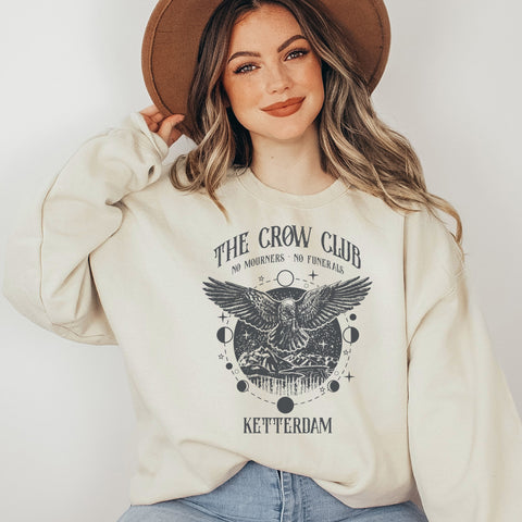 The Crow Club Ketterdam sweatshirt - No Mourners, No Funerals | Six Of Crows The Crow Club Ketterdam sweatshirt - No Mourners, No Funerals | Six Of Crows