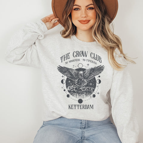 The Crow Club Ketterdam sweatshirt - No Mourners, No Funerals | Six Of Crows The Crow Club Ketterdam sweatshirt - No Mourners, No Funerals | Six Of Crows
