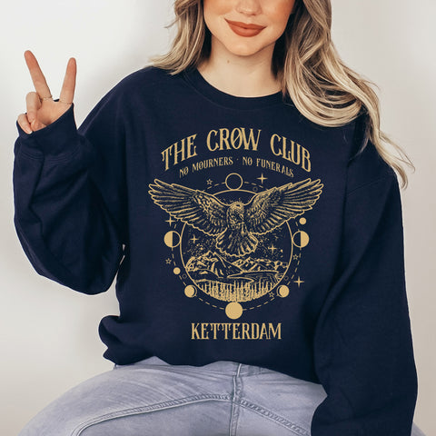 The Crow Club Ketterdam sweatshirt - No Mourners, No Funerals | Six Of Crows The Crow Club Ketterdam sweatshirt - No Mourners, No Funerals | Six Of Crows