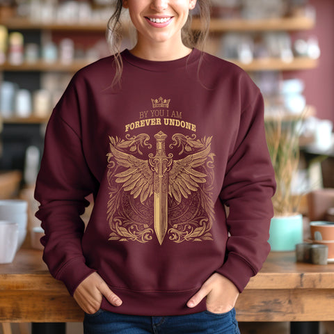 By You I Am Forever Undone sweatshirt | The Cruel Prince By You I Am Forever Undone sweatshirt | The Cruel Prince