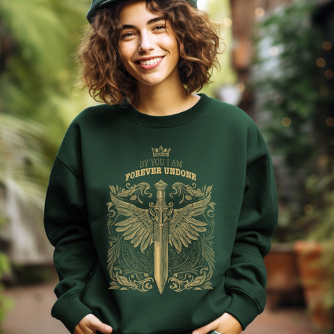 By You I Am Forever Undone sweatshirt | The Cruel Prince By You I Am Forever Undone sweatshirt | The Cruel Prince