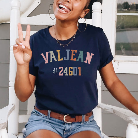 Valjean 324601 t-shirt | Les Miserables Valjean 324601 t-shirt | Les Miserables