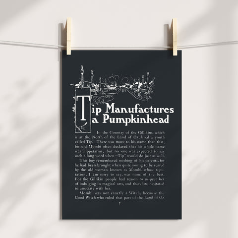 Wizard Of Oz Chapter One print | Original Illustration poster Wizard Of Oz Chapter One print | Original Illustration poster