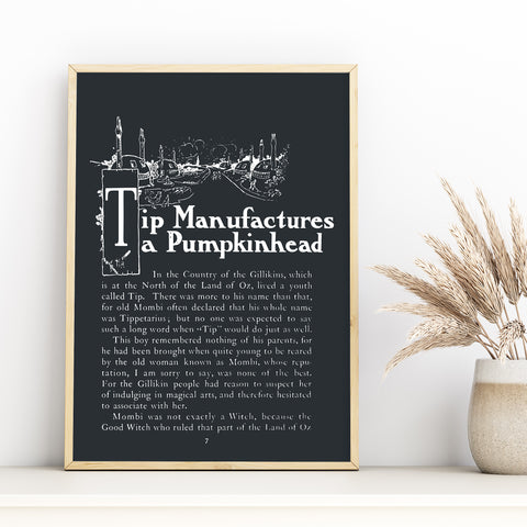 Wizard Of Oz Chapter One print | Original Illustration poster Wizard Of Oz Chapter One print | Original Illustration poster