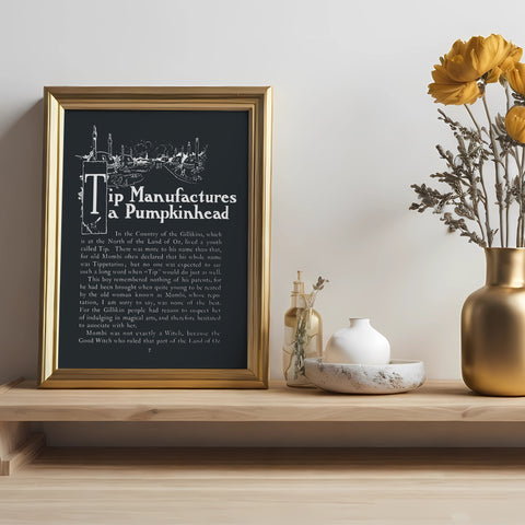 Wizard Of Oz Chapter One print | Original Illustration poster Wizard Of Oz Chapter One print | Original Illustration poster