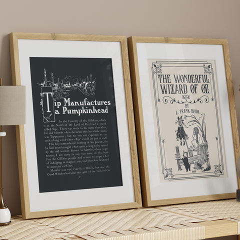 Wizard Of Oz Chapter One print | Original Illustration poster Wizard Of Oz Chapter One print | Original Illustration poster
