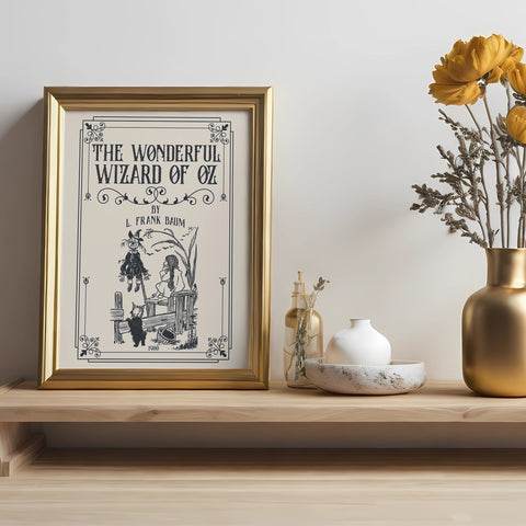 The Wonderful Wizard Of Oz print | Original Illustration poster The Wonderful Wizard Of Oz print | Original Illustration poster