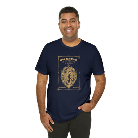 From this night until the end of nights t-shirt | Serpent and the wings of night