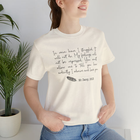 Pride and Prejudice - Elizabeth and Mr Darcy T-shirt | Jane Austen