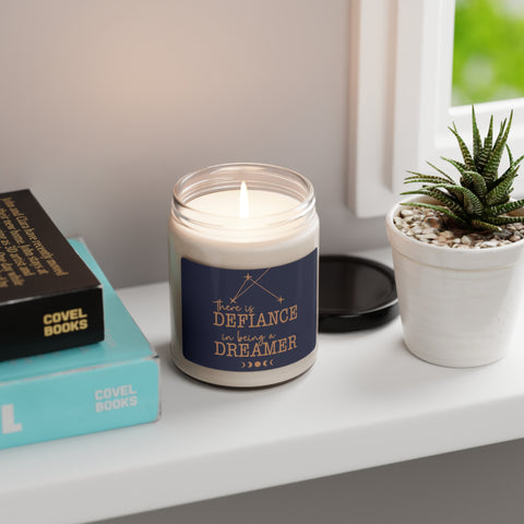 There is defiance in being a dreamer 9z Scented Candle | Addie La Rue