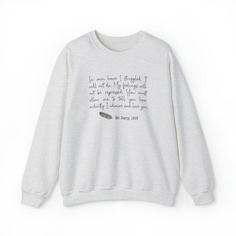 Pride And Prejudice - Elizabeth And Mr Darcy sweatshirt | Jane Austen