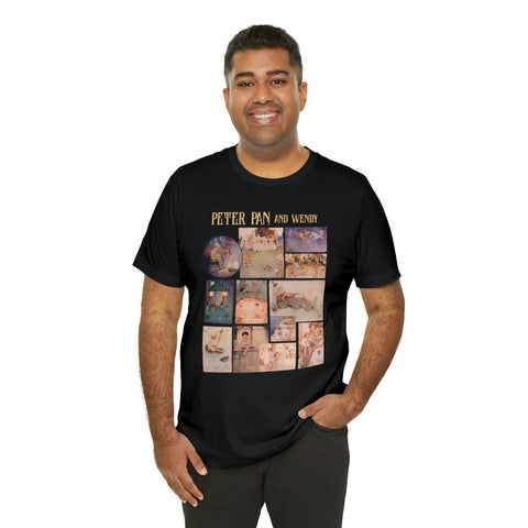 Peter Pan Neverland Original Illustrations T-Shirt | Peter Pan And Wendy