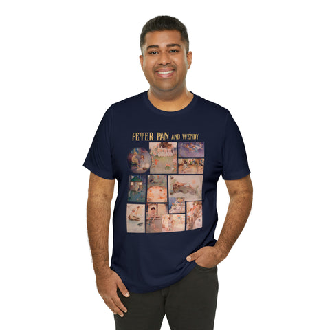 Peter Pan Neverland Original Illustrations T-Shirt | Peter Pan And Wendy