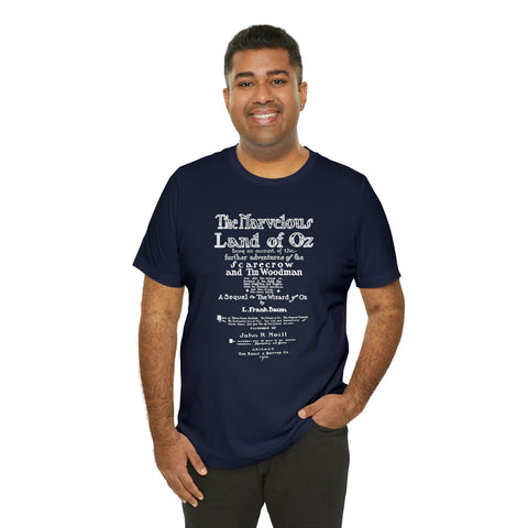 Wizard Of Oz First Page T-Shirt | Original Illustration