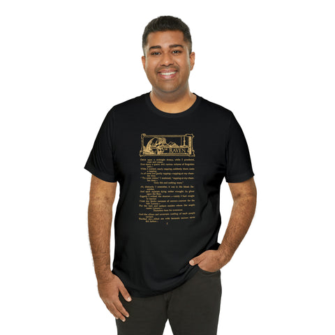 The Raven Fisrt Chapter T-shirt | Edgar Allan Poe