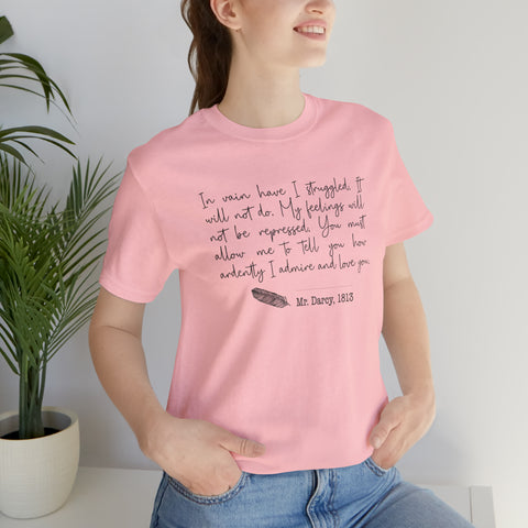 Pride and Prejudice - Elizabeth and Mr Darcy T-shirt | Jane Austen