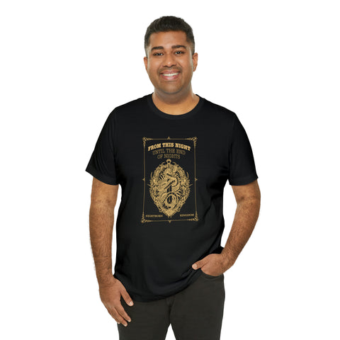 From this night until the end of nights t-shirt | Serpent and the wings of night