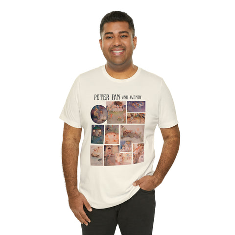 Peter Pan Neverland Original Illustrations T-Shirt | Peter Pan And Wendy