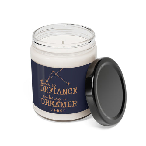 There is defiance in being a dreamer 9z Scented Candle | Addie La Rue