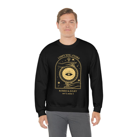 I defy you stars sweatshirt | William Shakespeare