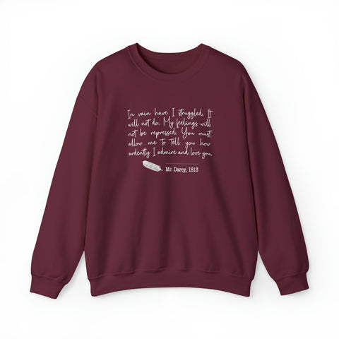 Pride And Prejudice - Elizabeth And Mr Darcy sweatshirt | Jane Austen