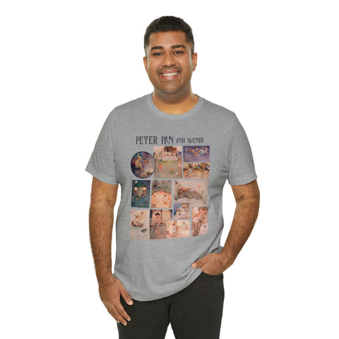 Peter Pan Neverland Original Illustrations T-Shirt | Peter Pan And Wendy