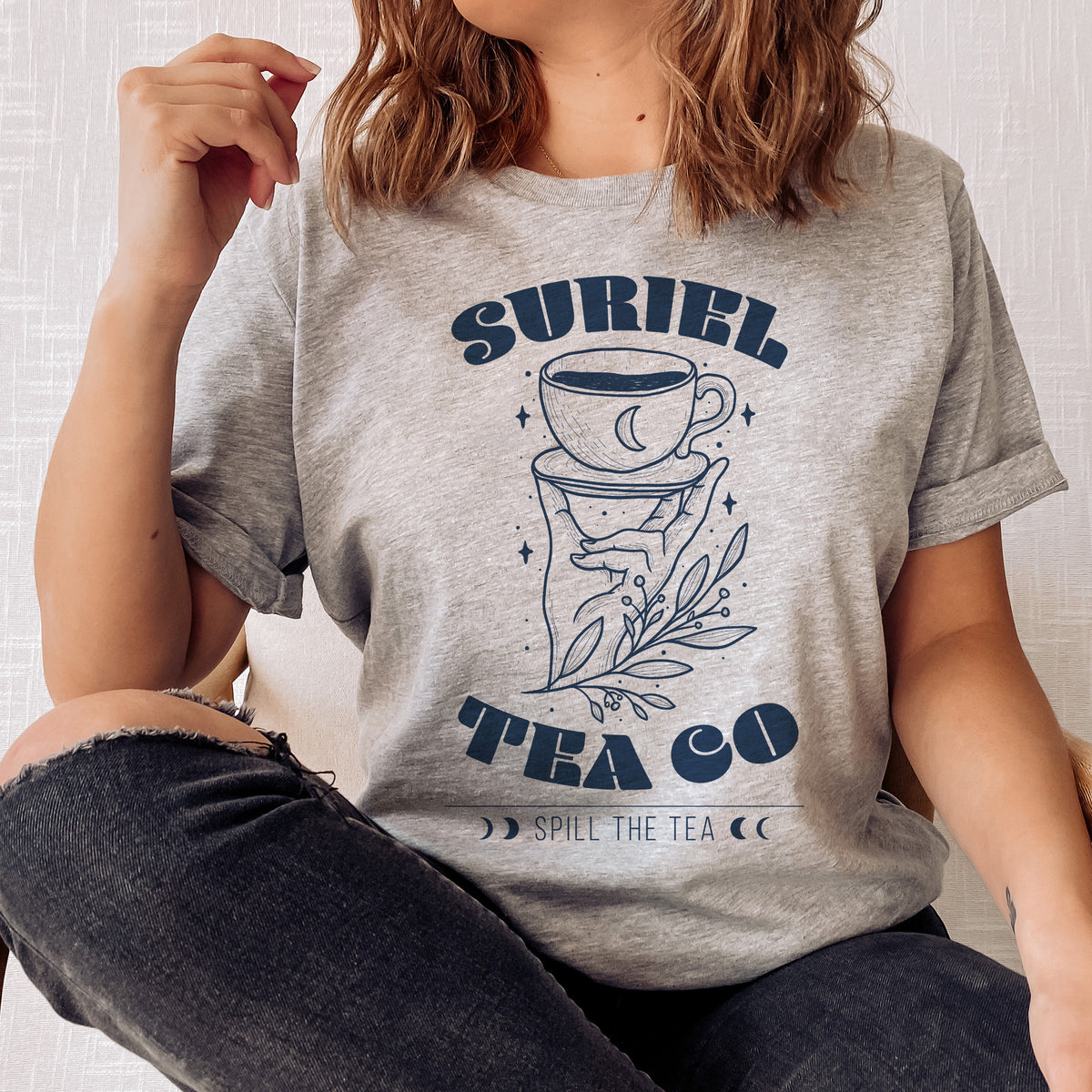 Suriel Tea Co - Spill the Tea T-Shirt | Acotar - A Court Of Thorn And Roses