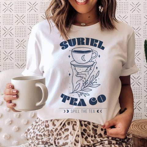 Suriel Tea Co - Spill the Tea T-Shirt | Acotar - A Court Of Thorn And Roses