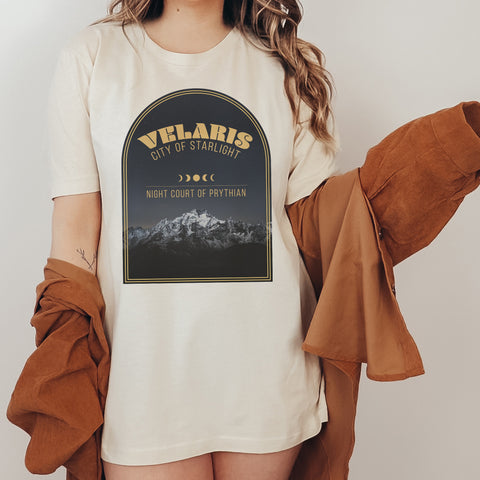 Velaris, City of Starlight T-shirt | Acotar - A Court of Thorn and Roses