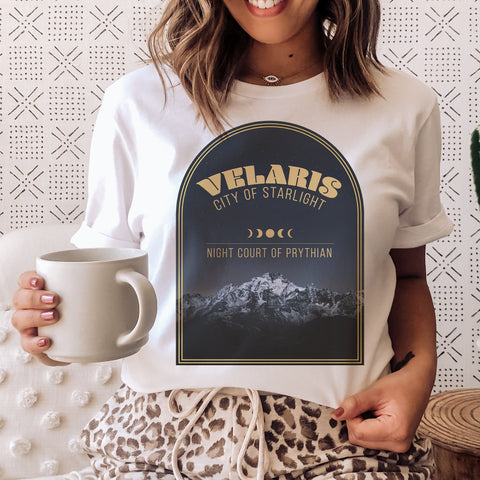 Velaris, City of Starlight T-shirt | Acotar - A Court of Thorn and Roses