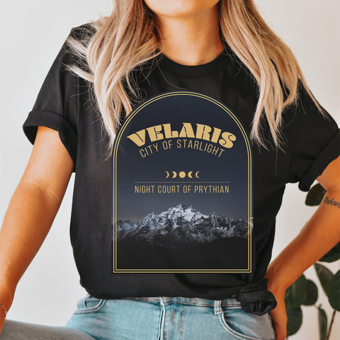 Velaris, City of Starlight T-shirt | Acotar - A Court of Thorn and Roses