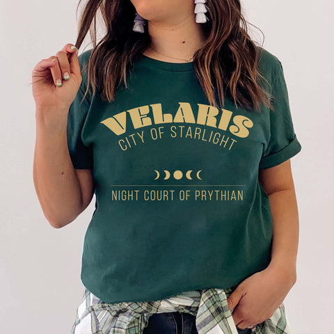 Velaris, Night Court of Prythian T-Shirt | Acotar - A Court Of Thorn And Roses