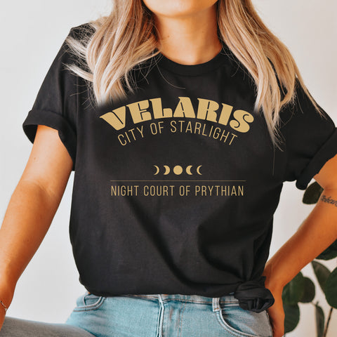 Velaris, Night Court of Prythian T-Shirt | Acotar - A Court Of Thorn And Roses