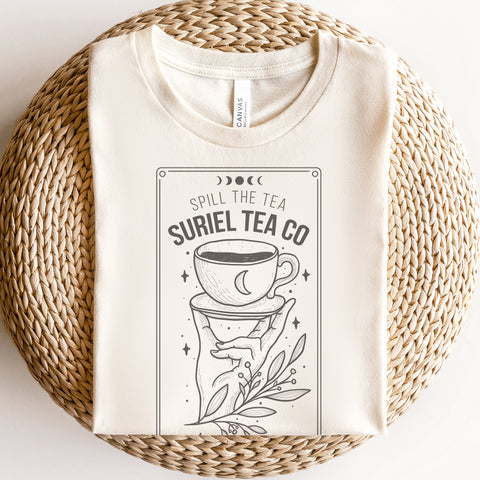 Suriel Tea Co T-shirt | Acotar - A Court Of Thorn And Roses