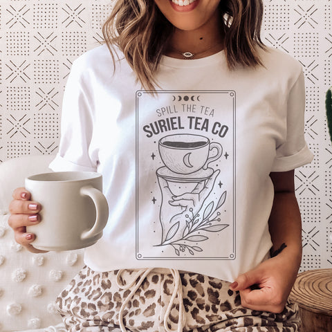 Suriel Tea Co T-shirt | Acotar - A Court Of Thorn And Roses