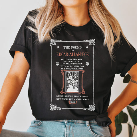 Edgar Allan Poe First Page Shirt | The Raven Poe