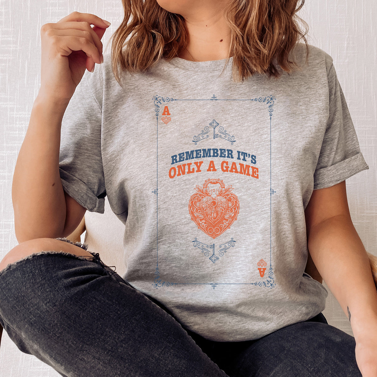 Remember It's Only A Game Card T-Shirt | Caraval & Once Upon A Broken Heart