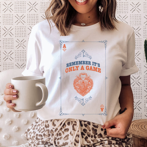 Remember It's Only A Game Card T-Shirt | Caraval & Once Upon A Broken Heart