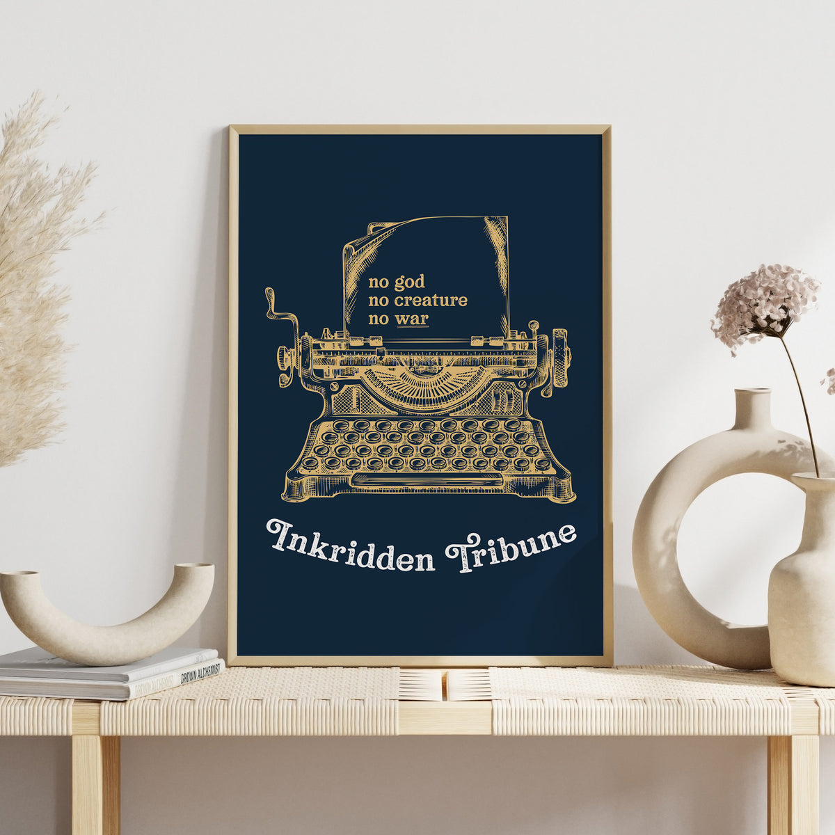 Inkridden Tribune print | Divine Rivals poster